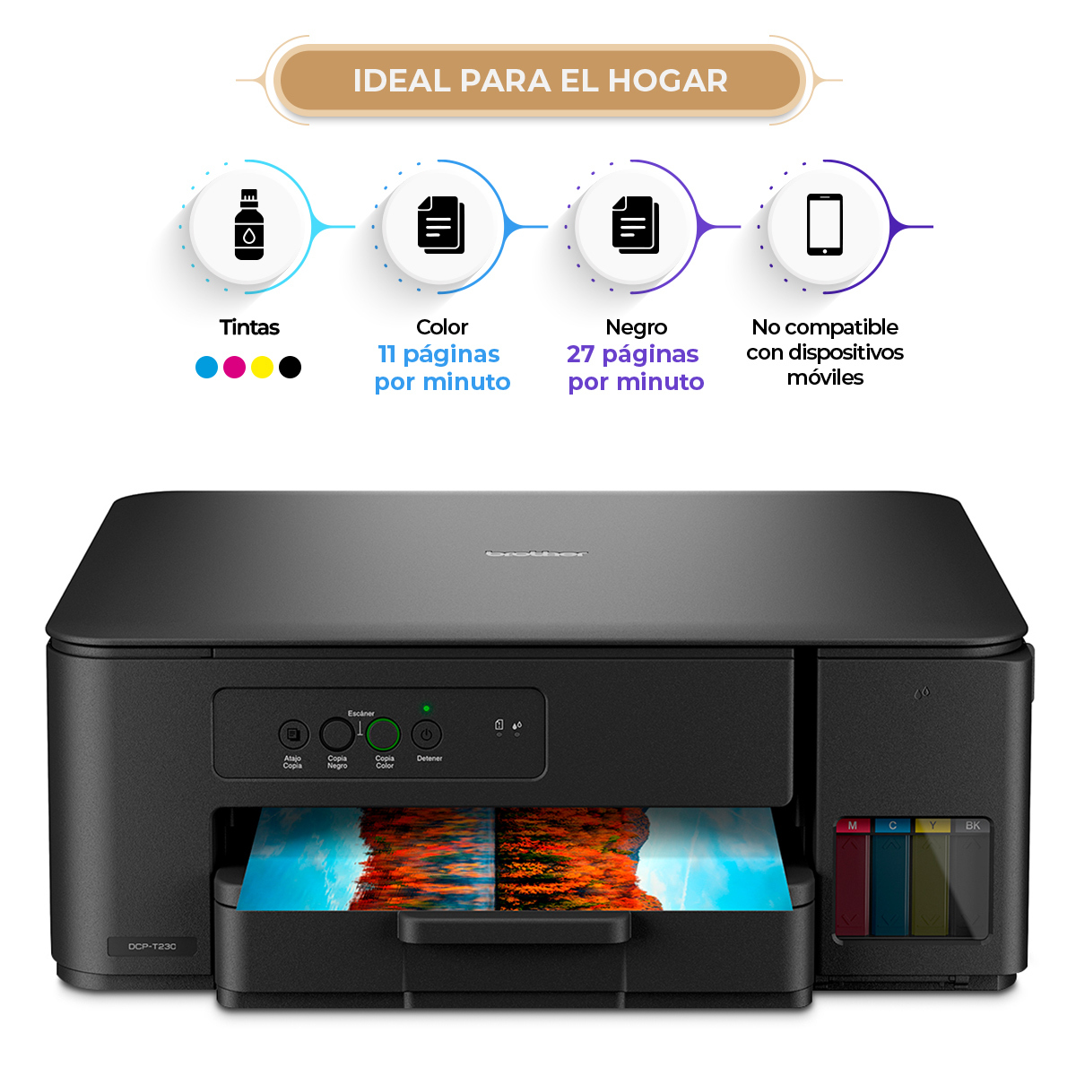 multifuncional brother 3 en 1 inyeccion de tinta dcp t530dw serie inkbenefit wifi duplex multifuncional brother 3 en 1 inyeccion de tinta dcp t530dw serie inkbenefit wifi duplex