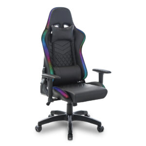 silla gamer 4tune fio5615r led ajustable negro